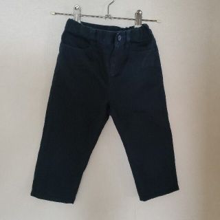 コムサイズム(COMME CA ISM)のコムサイズム　キッズ　クロップド丈パンツ120紺(パンツ/スパッツ)