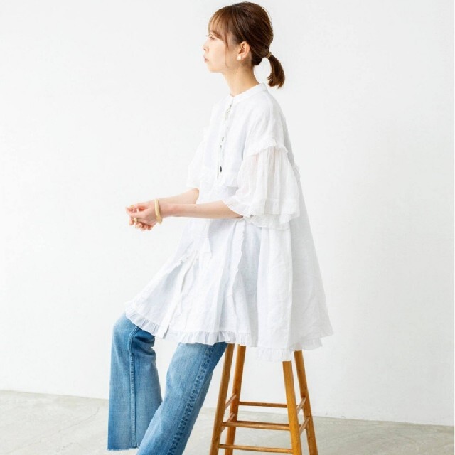 【IENA】JOSLIN LINEN RAMIE ブラウス