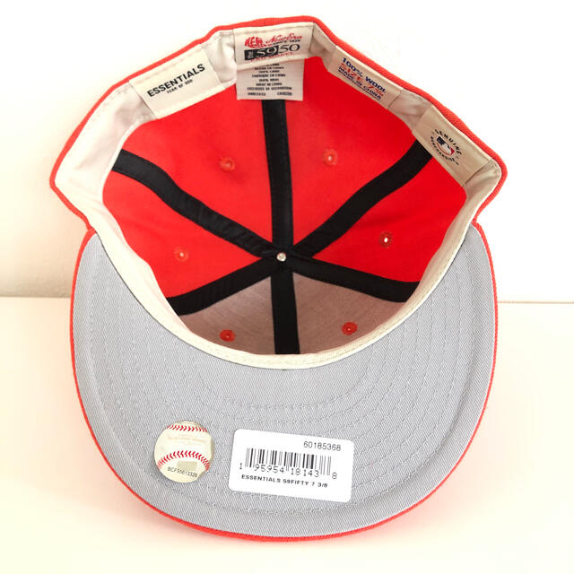 7 3/8 日本未発売 RED FOG ESSENTIALS X NEW ERA