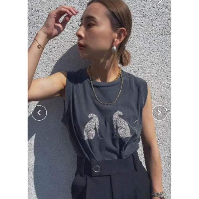 MEDI WHITE TWIN CHEETAH TANK【新品タグ付き】