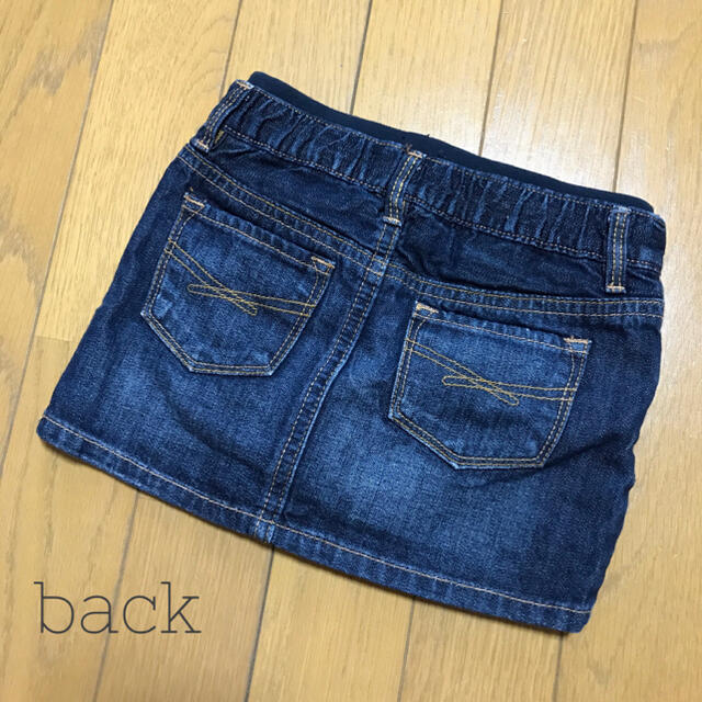 babyGAP(ベビーギャップ)の90 : baby gap デニム スカート キッズ/ベビー/マタニティのキッズ服女の子用(90cm~)(スカート)の商品写真