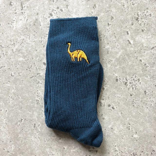 こどもビームス(コドモビームス)のdinosaur socks 3set キッズ/ベビー/マタニティのこども用ファッション小物(靴下/タイツ)の商品写真