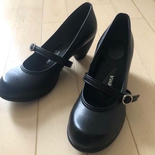 リゲッタカヌー(Regetta Canoe)のリゲッタカヌー　パンプス　黒　22.5㎝(ハイヒール/パンプス)