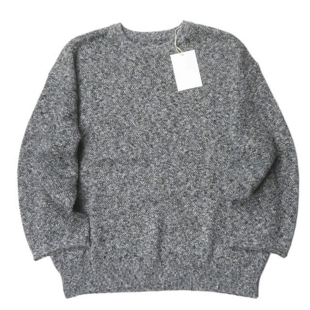 crepuscule クレプスキュール 20SS 日本製 multicolor moss stitch マルチカラー鹿の子編み クルーネックニット 2001-003 1 D.GRAY セーター 長袖 プルオーバー トップス【新古品】【crepuscule】