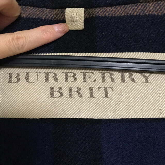 BURBERRY Burberry brit バーバリー ブリットの通販 by ニンニク花's shop｜バーバリーならラクマ - モッズコート トレンチ 新品お得