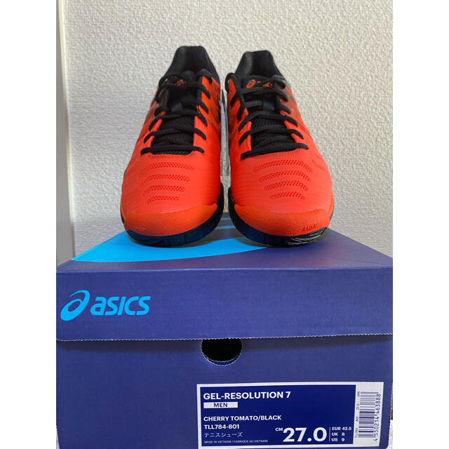 asics(アシックス)のasicsテニスシューズ スポーツ/アウトドアのテニス(シューズ)の商品写真