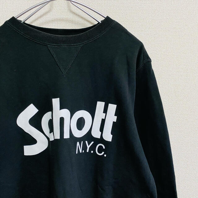 schott - 一点物 Russell Schott N.Y.C ショット デカロゴ スウェット