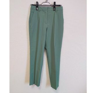 プラステ(PLST)の【PLST】新品！スティックパンツ　ｸﾞﾘｰﾝ(クロップドパンツ)