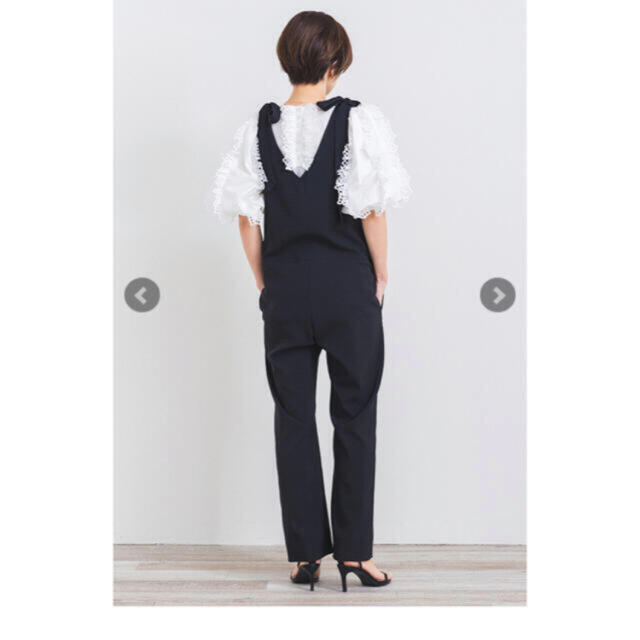 yori 売り切り!トリアセリボンサロペット ブラック サイズ38 買取り