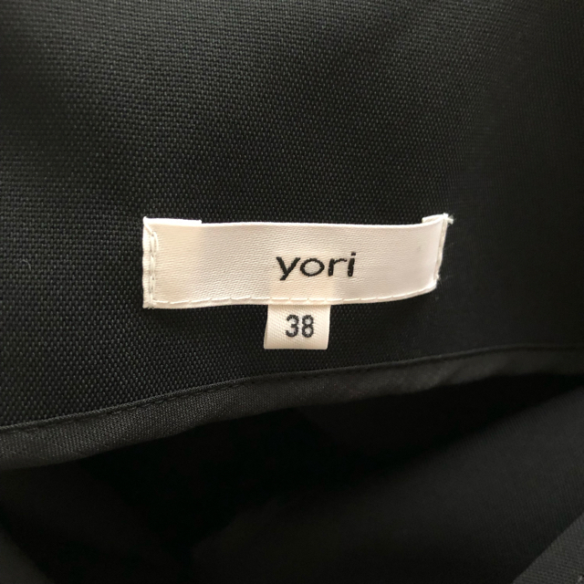 yori 売り切り!トリアセリボンサロペット ブラック サイズ38の通販 by
