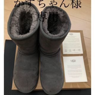 アグ(UGG)のUGGムートンブーツ　ショート　グレー(ブーツ)