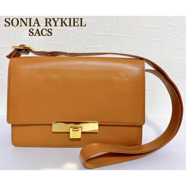 SONIA RYKIEL - 美品 ソニア リキエル 牛革 ハンドバッグ ショルダー ...