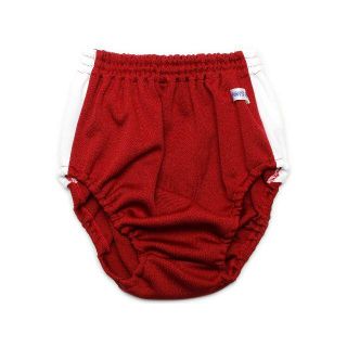 （Ｍサイズ）３段ゴム　ライン入りブルマー　ハイレグタイプ　エンジ(ショーツ)
