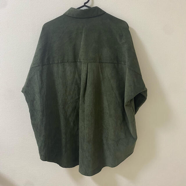 ZARA(ザラ)のZARA 緑　長袖シャツ メンズのトップス(シャツ)の商品写真