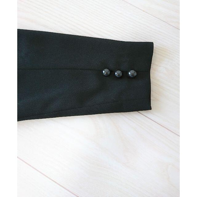 Ramuz　東京ソワール　ブラックフォーマルワンピース　リボン付き レディースのフォーマル/ドレス(礼服/喪服)の商品写真