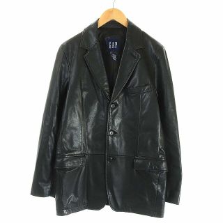 ギャップ(GAP)のギャップ GAP レザージャケット ライダース カウスキン S/P S 黒(ライダースジャケット)