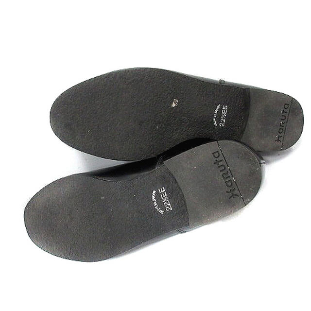 HARUTA(ハルタ)のハルタ SPOCK シューズ レザー ローヒール 22.5cm 黒 レディースの靴/シューズ(その他)の商品写真