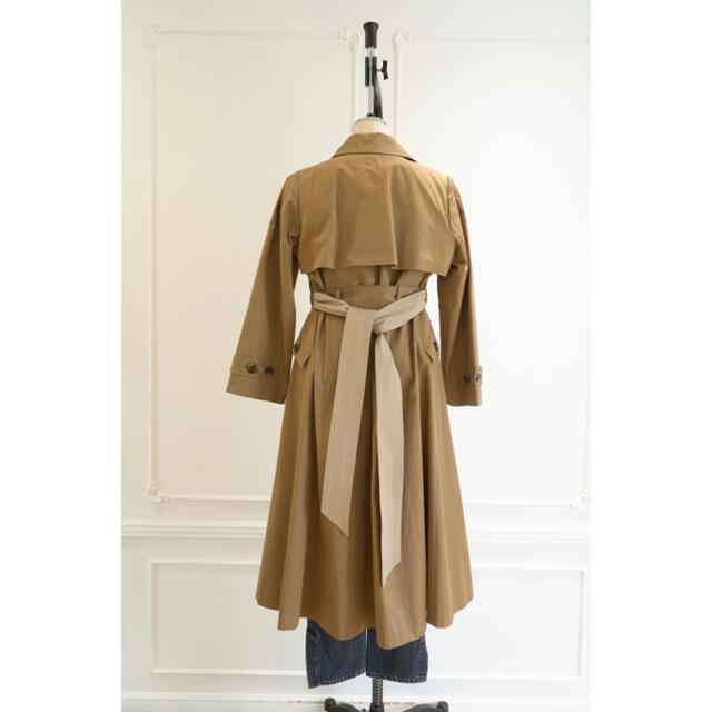 HLT Gaba Ruffled Cotton Trench Coat 【2022福袋】 16320円 balygoo.fr