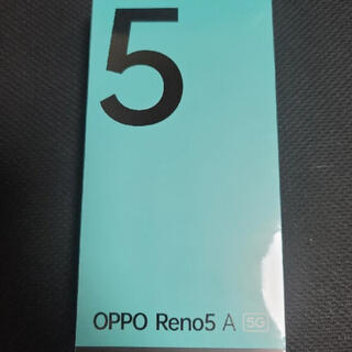 オッポ(OPPO)の送料込　OPPO Reno 5A 5G(スマートフォン本体)