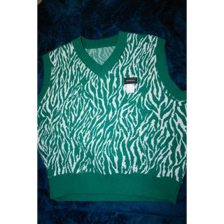 M.P Studios zebra Knit vest ニットベスト(ベスト)