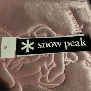 スノーピーク(Snow Peak)のスノーピーク   ステッカー　白抜き(その他)