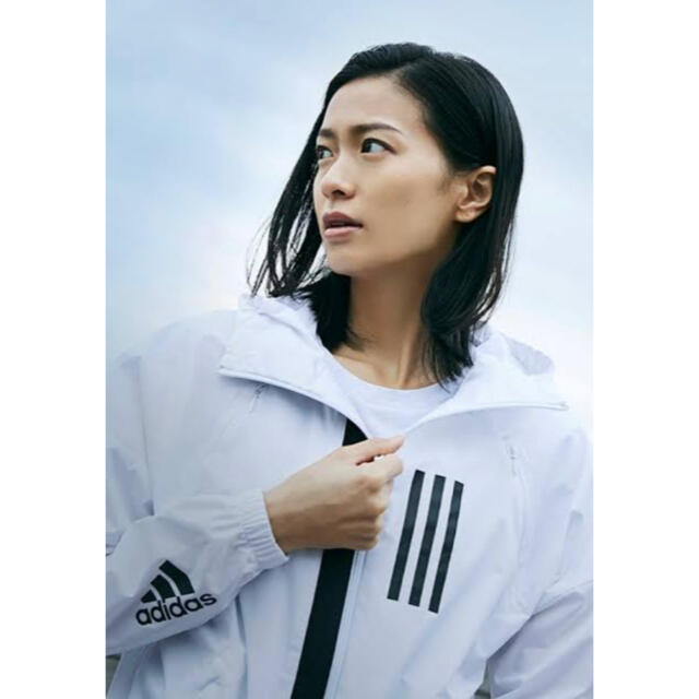 adidas - アディダス adidas ウィンドブレーカー アスレチック ジャケット 白 の通販 by ぽにょちゃん｜アディダスならラクマ