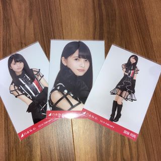 ノギザカフォーティーシックス(乃木坂46)の齋藤飛鳥さん 生写真コンプ  クリスマスライブ衣装 2016.February(アイドルグッズ)