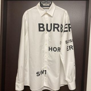 バーバリー(BURBERRY)のBurberry ホースフェリー　シャツ　ホワイト(シャツ)