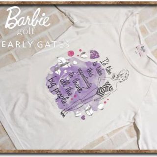 バービー(Barbie)のバービーゴルフバイパーリーゲイツ　プリントカットソー　白(Tシャツ(半袖/袖なし))