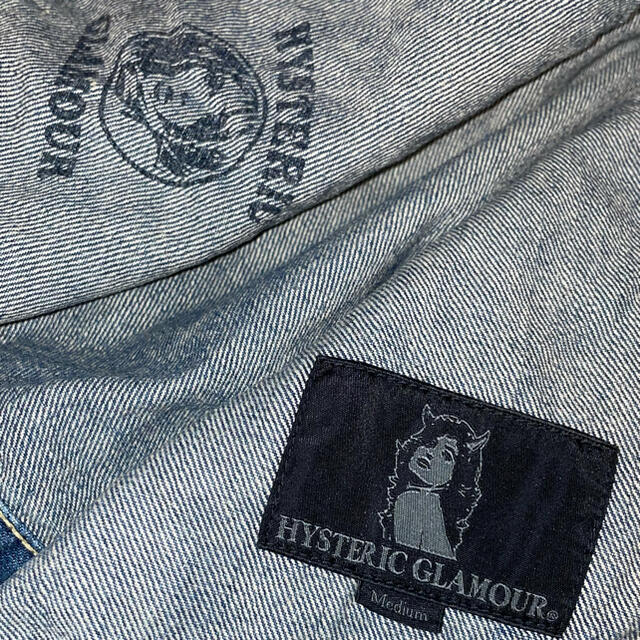 HYSTERIC GLAMOUR(ヒステリックグラマー)のhysteric glamour  Gジャン　Mサイズ メンズのジャケット/アウター(Gジャン/デニムジャケット)の商品写真