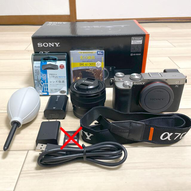 SONY α7c (ズームレンズキット)(美品)！