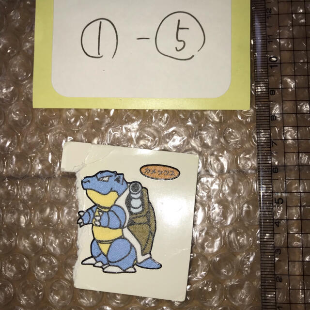 ポケモンパンシール 初期 カメックス エンタメ/ホビーのおもちゃ/ぬいぐるみ(キャラクターグッズ)の商品写真