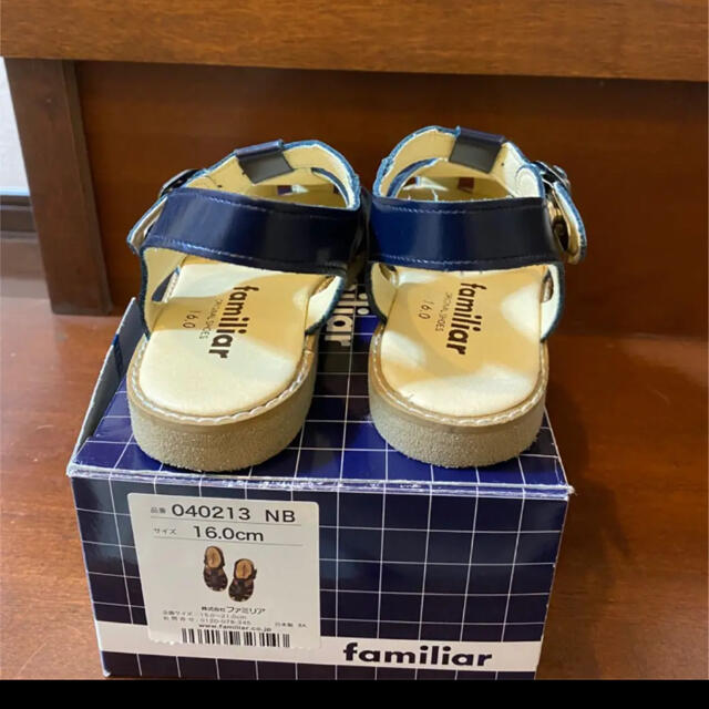 familiar(ファミリア)のファミリア　サンダル　16㎝   キッズ/ベビー/マタニティのキッズ靴/シューズ(15cm~)(サンダル)の商品写真