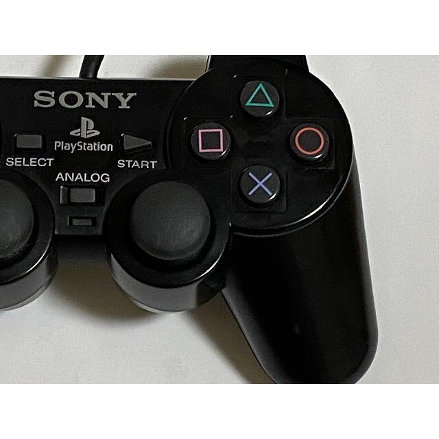 SONY(ソニー)のデュアルショック2　ゼンブラック　SCPH-10010 ps2 プレステ2 エンタメ/ホビーのゲームソフト/ゲーム機本体(家庭用ゲーム機本体)の商品写真