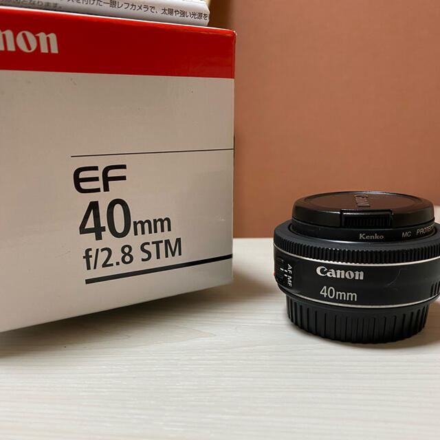 美品 Canon EF40mm f/2.8 STM フィルターおまけ付き www