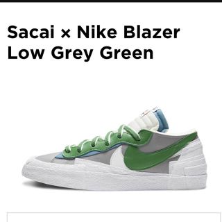 ナイキ(NIKE)のSacai×NIKE Blazer Low (スニーカー)