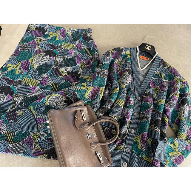 MISSONI(ミッソーニ)の☆ 彡ミッソーニ☆彡最高級オレンジタグ！秋を彩る豪華セットアップ レディースのワンピース(ひざ丈ワンピース)の商品写真