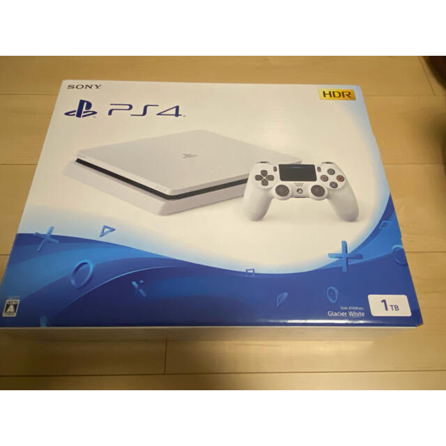 ゲームPlayStation®4 グレイシャー・ホワイト 1TB CUH-2100B…