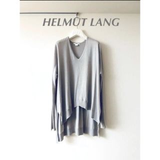 ヘルムートラング(HELMUT LANG)の大幅値下げ★美品★ヘルムートラング ハイゲージニット グレー(ニット/セーター)