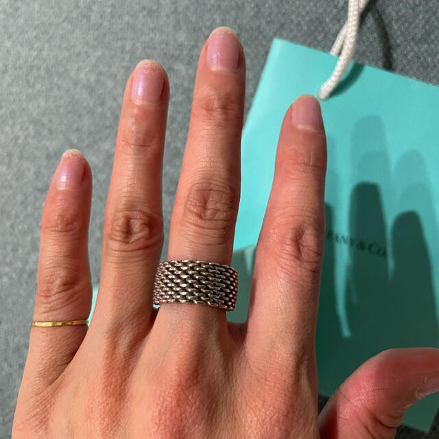 Tiffany & Co.(ティファニー)のTIFFANY&Co. メッシュリング レディースのアクセサリー(リング(指輪))の商品写真