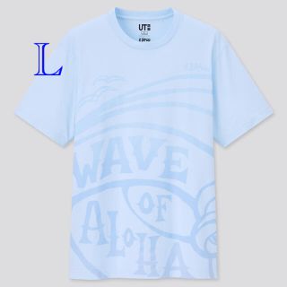 ユニクロ(UNIQLO)の新品⭐︎未使用 ヘザーブラウン Tシャツ ユニクロ L(Tシャツ/カットソー(半袖/袖なし))