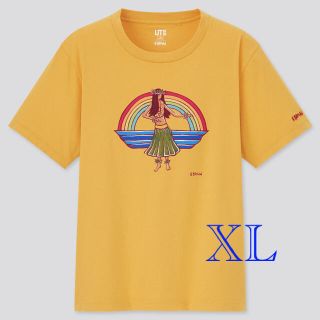 ユニクロ(UNIQLO)の新品⭐︎未使用 ヘザーブラウン Tシャツ ユニクロ XL(Tシャツ(半袖/袖なし))