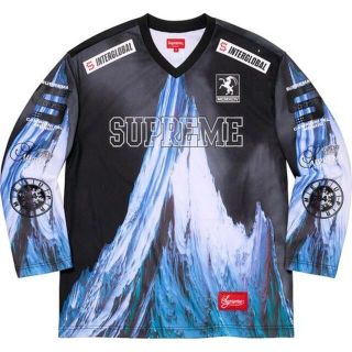 シュプリーム(Supreme)のSupreme マウンテンホッケージャージー　黒色(ジャージ)