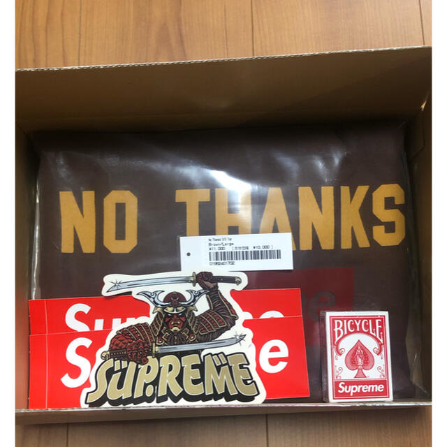 Supreme No Thanks S/S Top サイズL ブラウン