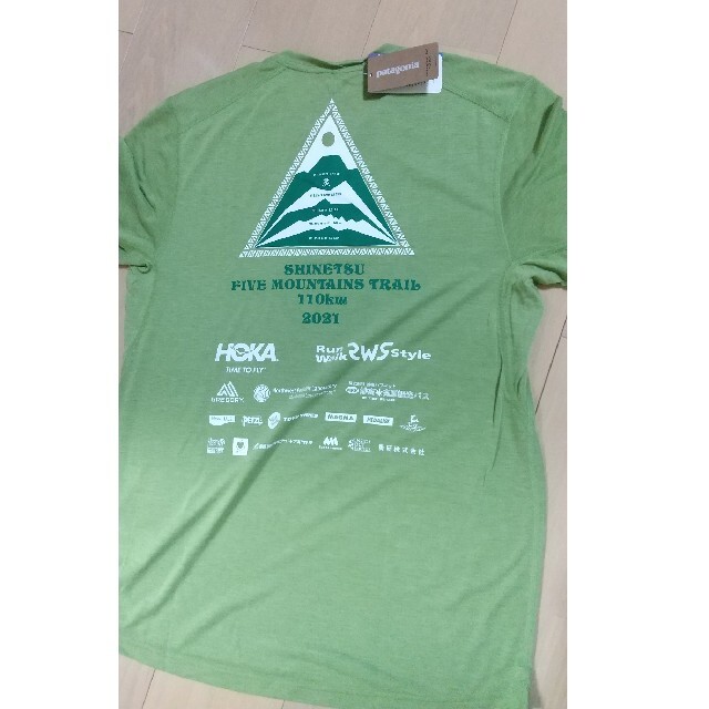 patagonia(パタゴニア)のPatagonia 信越五岳Tシャツ👕＆HOKA ONE ONEトートバッグ  メンズのトップス(Tシャツ/カットソー(半袖/袖なし))の商品写真