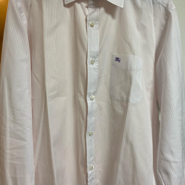 BURBERRY(バーバリー)のバーバリーロンドン　Yシャツ　パープル メンズのトップス(シャツ)の商品写真