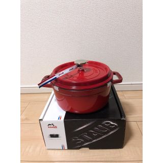 ストウブ(STAUB)の【新品未使用】ストウブ Staub ピコ・ココット ラウンド 18cm(鍋/フライパン)