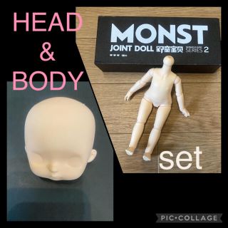 4)ボディ&ヘッド セット monst doll モンスト ドール の通販 by