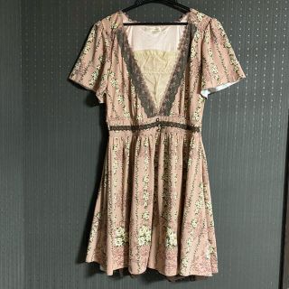 アクシーズファム(axes femme)のaxes femme 花柄ワンピース レッセパッセ ダズリン ミッシュマッシュ(ひざ丈ワンピース)