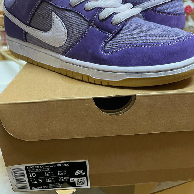 NIKE(ナイキ)のNike SB DUNK LOW LILAC ライラック 28cm メンズの靴/シューズ(スニーカー)の商品写真